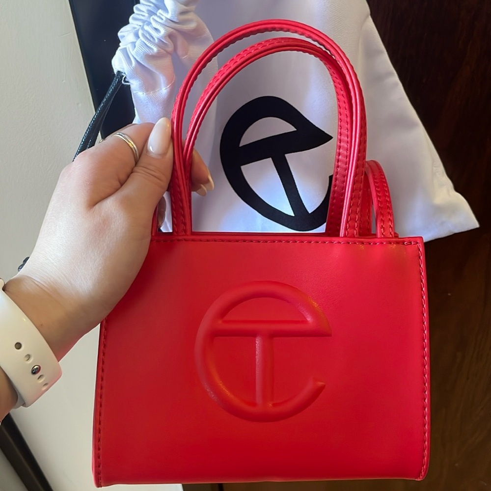 Telfar Small Shopping Bag Red